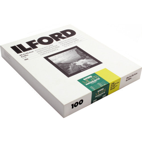 Ilford 1172258 MGFB5K Classic 8'' x 10'' 100 Sheets
