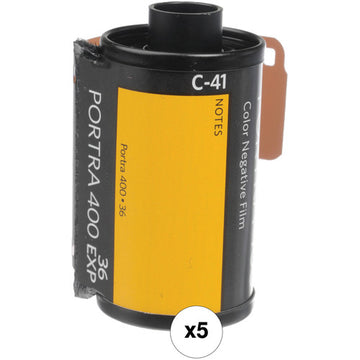 Kodak PORTRA 400 Color Negative Film, 35mm 36 Exp, 5-Pack
