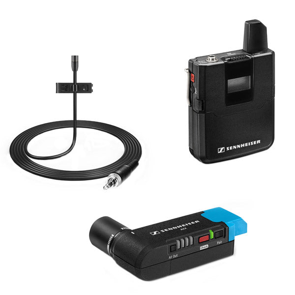 Sennheiser AVXMKE2SET4US Wireless Vocal Set (1 Ekpavx receiver, 1 Skavx, 1 MKe2, 1 Ba20, 1 Ba30, 1 Ekpavx adapter, 1 Nt510U, 1 Ci400 & 1 Bag)