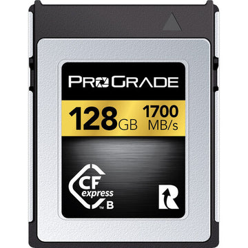 Prograde Digital PGCFX128GAPNA 128GB CFexpress 2.0 Type B Gold Memory Card