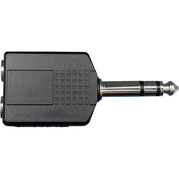 Hosa GPP359 1/4'' Stereo Male To 2 1/4'' Stereo Female Adapter