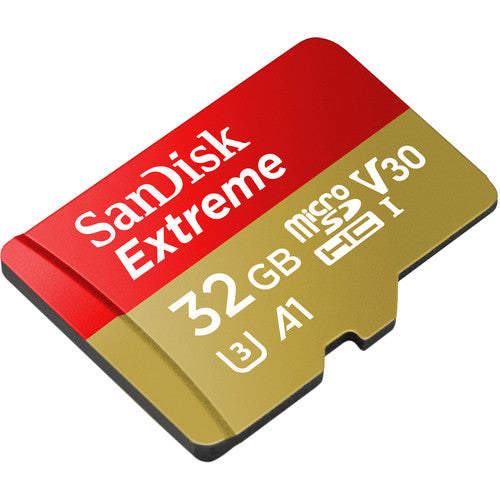SanDisk SDSQXAF032GGN6MA 32GB Extreme UHS-I microSDHC Memory Card with SD Adapter