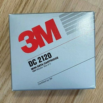 3M DC2120 Mini Data Cartridge, 120MB, Rhomat Format