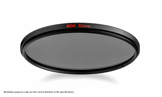 Manfrotto Neutral Density 8 Filter with 62mm diameter.