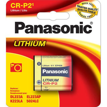 Panasonic CR-P2PA/1B Photo Lithium Battery (6V)