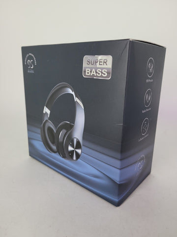 Super Bass Wireless Headphones, Black