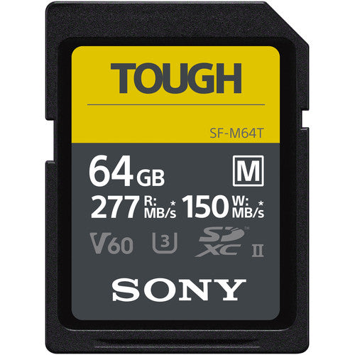 Sony SFM64T/T1 SF-M Tough Series UHS-II SDXC Memory Card, 64GB