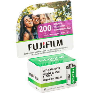 Fujifilm 200 Color Film 35mm 36 Exp Single Roll
