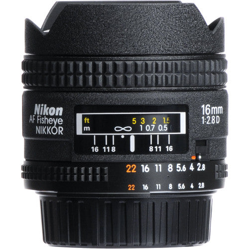 Nikon AF Fisheye Nikkor 16mm F/2.8D, Gel Filter (Rear)