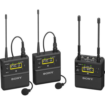 Sony UWPD27 2-Person Camera-Mount Wireless Omni Lavalier Microphone System (UC14: 470 to 542 MHz)