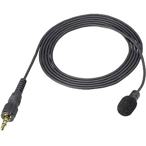 Sony ECMV1BMP Omnidirectional Lavalier Microphone with Locking Sony 3.5mm Connector (Black)