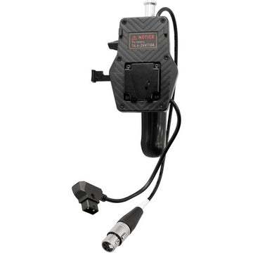Nanlite BTBGXLR4 V-Mount Battery Grip with 4-Pin XLR Connector for Forza 150