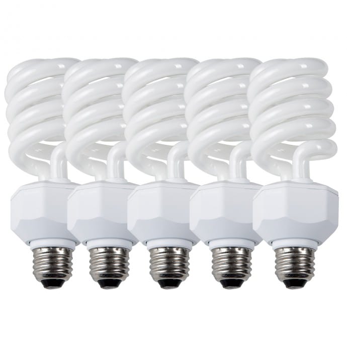 Westcott K4827 Daylight Fluorescent Bulbs (27-Watt, 5-Pack).