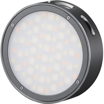 Godox R1 Round Mini RGB LED Magnetic Light, Gray