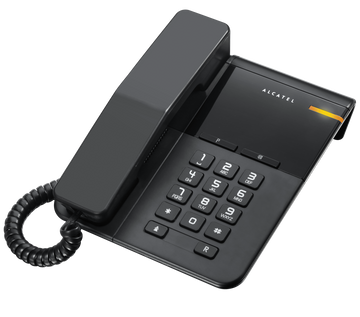 Alcatel T22/B Desktop Corded Landline Phone, Black