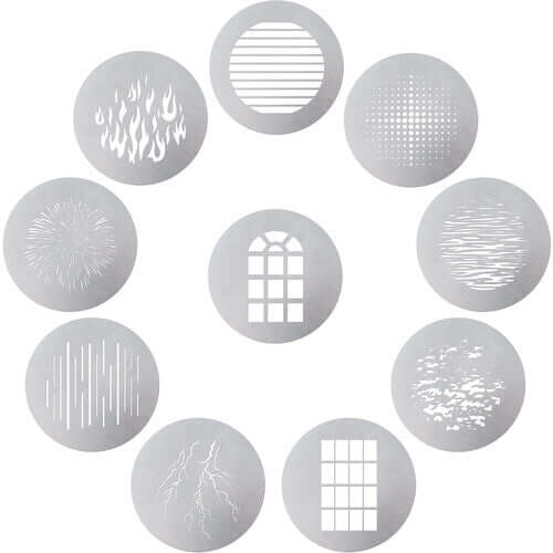 Aputure Spotlight 10-Piece Gobo Kit.
