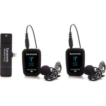 Saramonic BLINK500PROXB4 2-Person Digital Wireless Omni Lavalier Microphone System for Lightning Devices (2.4 GHz)