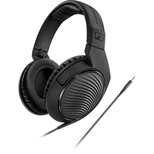 Sennheiser HD200 Pro Dynamic Stereo Headphone, 32 Â„¦, Closed, Over-Ear, Coiled Cable 3 M, Minijack 3,5 Mm, 6,3 Mm Adapter Included