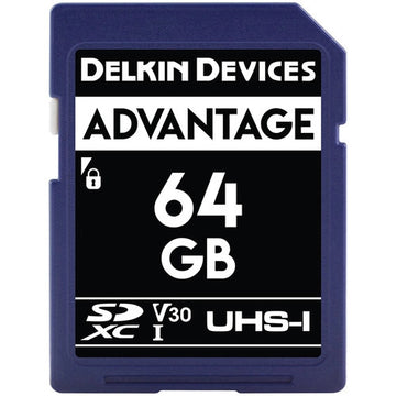 Delkin DDSDW63364GB 64GB Advantage UHS-I SDXC Memory Card