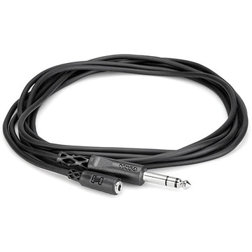 Hosa MHE310 Stereo Mini Female To Stereo ¼'' Male Headphone Extension Cable, 10'