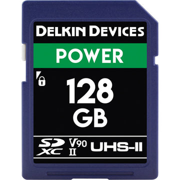 Delkin DDSDG2000128 128GB Power UHS-II SDXC Memory Card