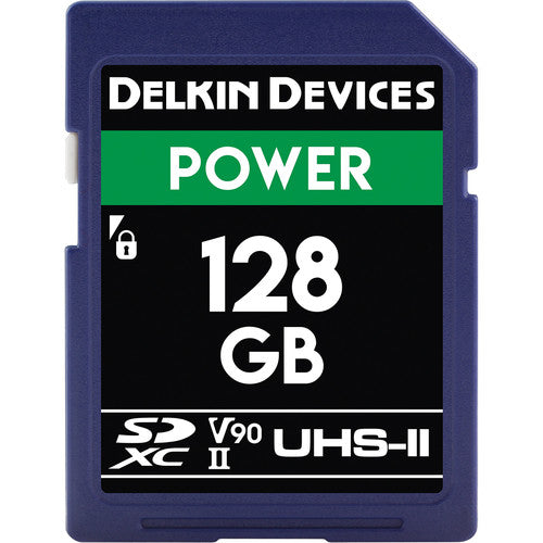 Cartão de memória Delkin DDSDG2000128 128 GB Power UHS-II SDXC 