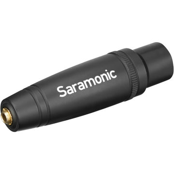 Saramonic C-XLR+ 3.5mm TRS Female To XLR Male Adapter W/Phantom Power Converter