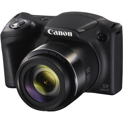 Canon SX420IS Powershot Digital Camera, Black (EOL)
