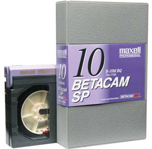 Maxell B10MBQ Digital Betacam Video Cassette In Album Case.