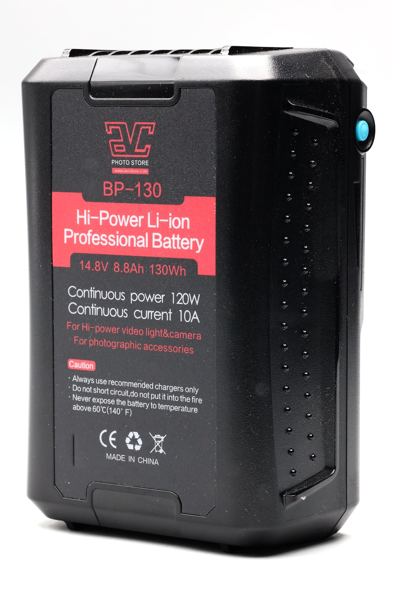 AVC BP130 Lithium Ion Professional Battery, 14.8V 8.8Ah 130Wh.