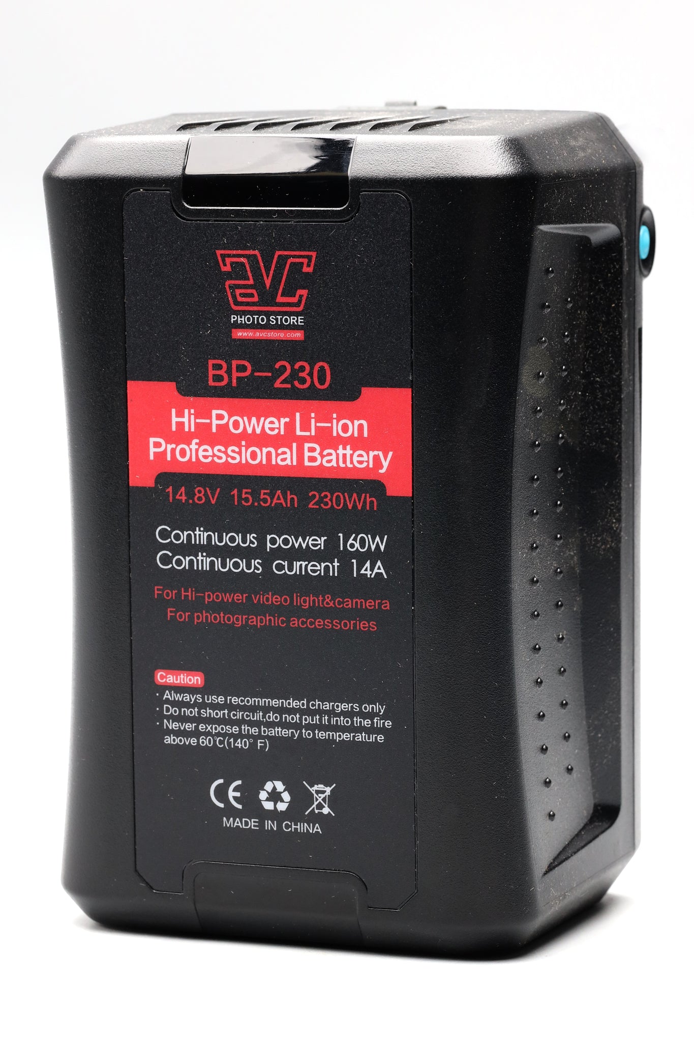AVC BP230 Li-Ion Professional Battery, 14.8V 15.5Ah 230Wh.