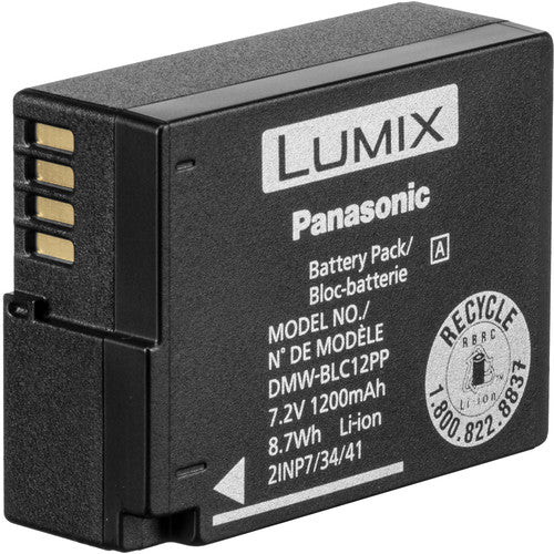 Panasonic DMWBLC12 LI-ION Rechargeable Battery (DMC-GH2, DMC-G5, DMC-G6, DMC-G7 DMC-FZ200, DMC-FZ1000).