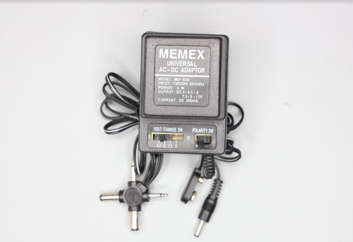 Memex MU500 110/220V AC Adapter 5W.