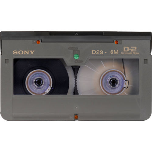 Sony D2S6M Digital D2 Video Cassette.