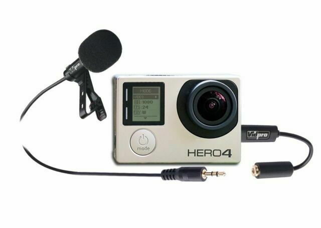 Vidpro XMG10 Battery Powered Lavalier Microphone F/Gopro.