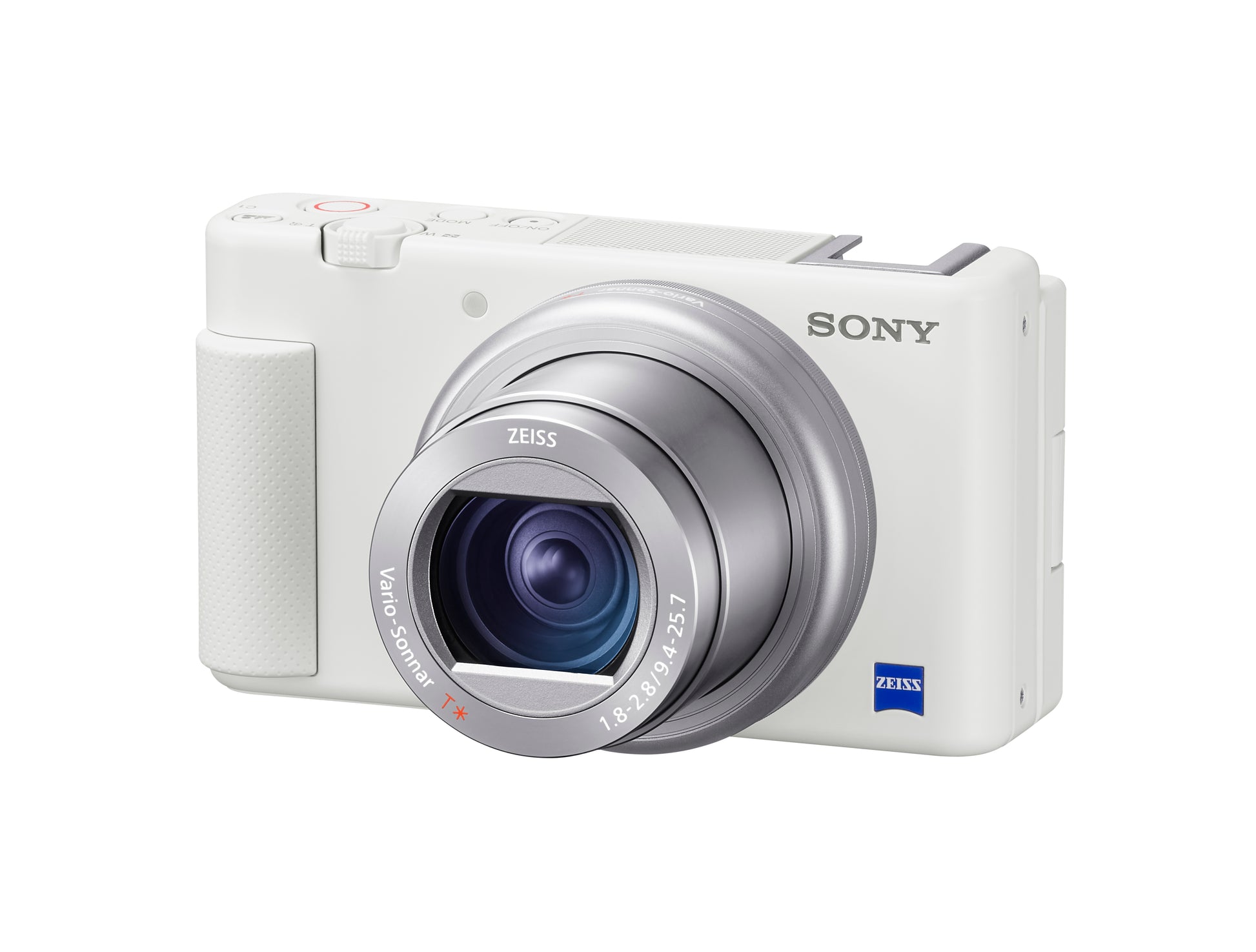 Sony ZV1/W Camera F/Content Creators & Vloggers, White.