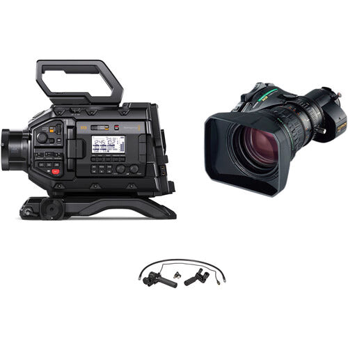Blackmagic URSA Broadcast G2 Camera w/Fujinon 8.5-170mm Digital Servo Lens & Zoom/Focus Control