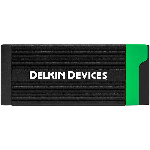 Delkin DDREADER56 USB 3.2 CFexpress Type B Card and SD UHS-II Memory Card Reader