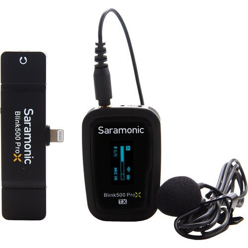 Saramonic BLINK500PROXB3 Digital Wireless Omni Lavalier Microphone System for Lightning Devices (2.4 GHz)