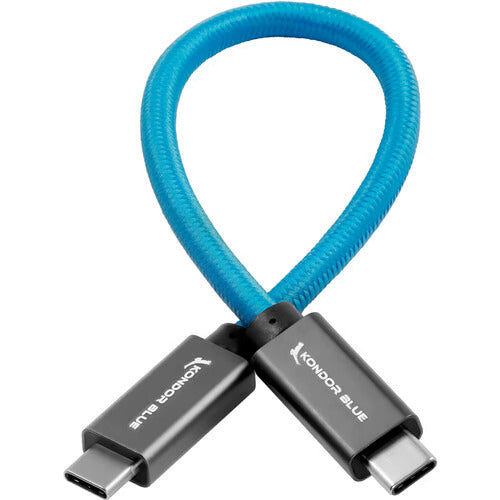 Kondor Blue USB C to USB C High Speed Cable F/SSD Recording