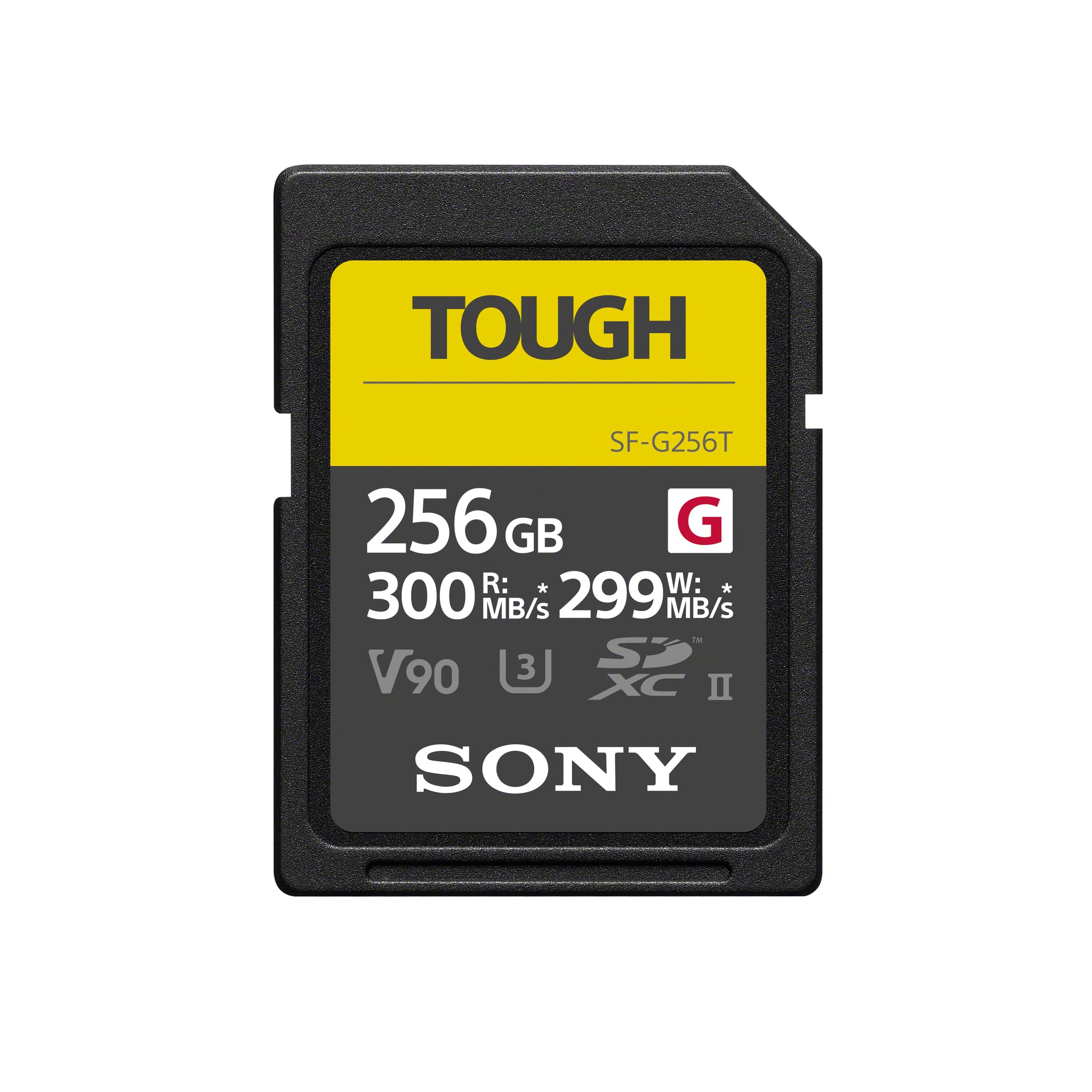 Sony SFG256T/T1 SF-G Tough Series UHS-II SDXC Memory Card, 256GB