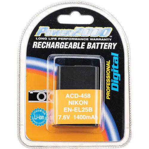 Vidpro ACD458 Replacement (ENEL25) Li-Ion Battery F/Z50, Zfc - AVC photo video store