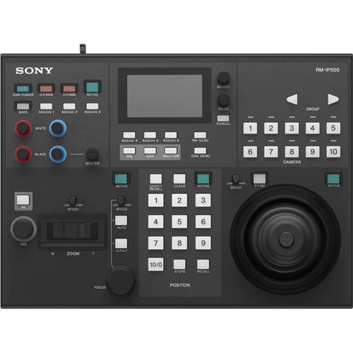 Control remoto profesional Sony RM-IP500/1 para cámaras PTZ Sony seleccionadas