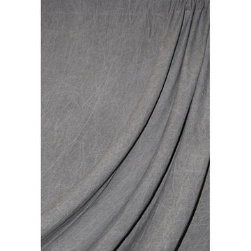 Savage Background Washed Muslin 10'x24', Dark Gray