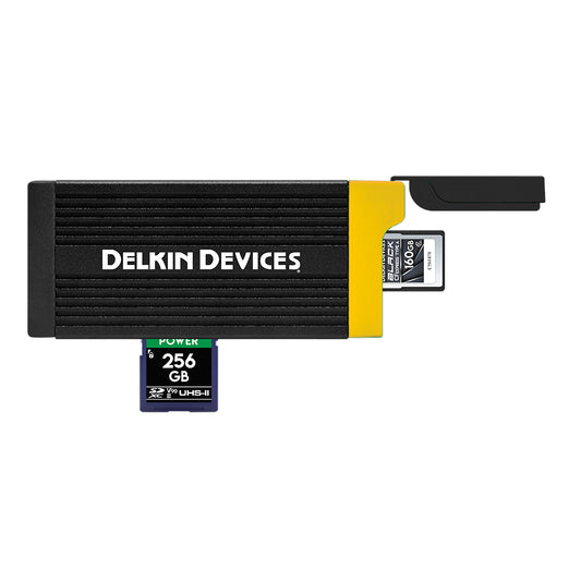 Delkin DDREADER58 USB 3.2 CFexpress Type-A & SD Memory Card Reader