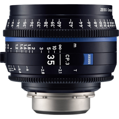 Zeiss 2177-925 CP335/T2.1 CP.3 35mm F/T2.1 Compact Prime Lens, Canon EF Mount.