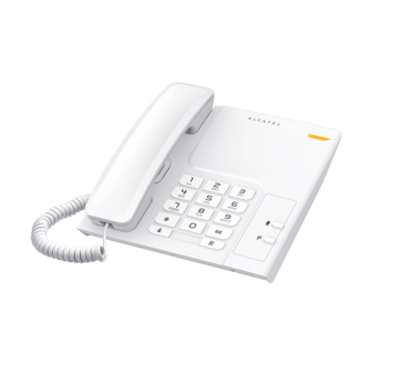 Alcatel T26/W Desktop Corded Landline Phone, White.