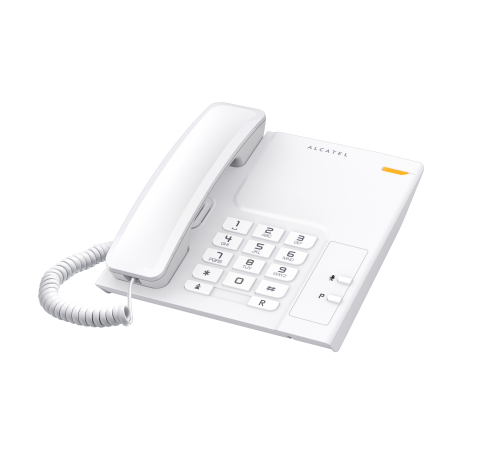 Alcatel T26/W Desktop Corded Landline Phone, White