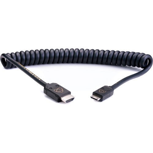 Atomos ATOM4K60C4 Atomflex Coiled Mini-HDMI To HDMI Cable (16 To 32'')