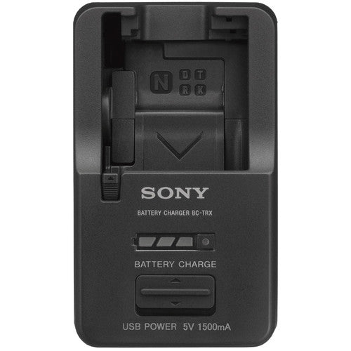 Sony BCTRX Battery Charger F/NP-Bx1, Bn1, Bk1, Fg1, Fd1, Ft1, & Fr1 Batteries (EOL)